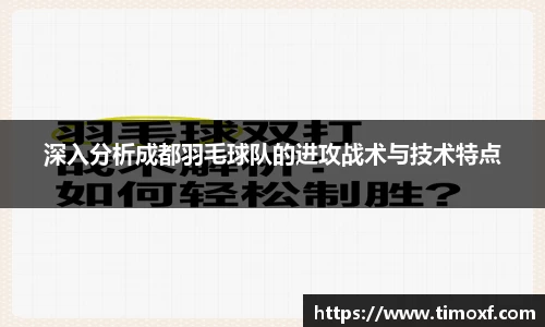 深入分析成都羽毛球队的进攻战术与技术特点
